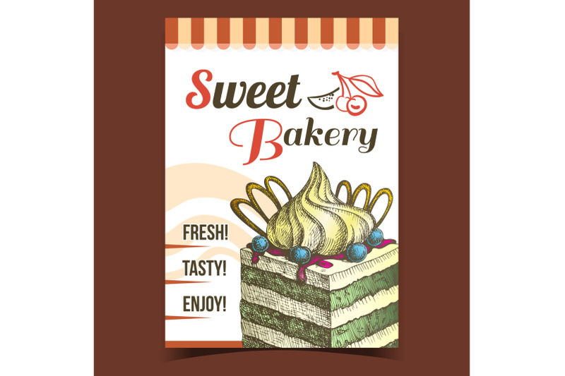 sweet-bakery-dessert-advertising-poster-vector