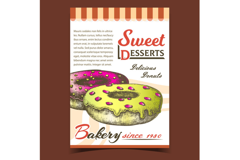 bakery-sweet-desserts-advertising-poster-vector