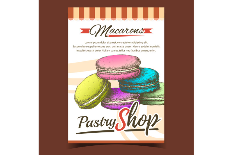 pastry-shop-macarons-biscuit-sweet-banner-vector