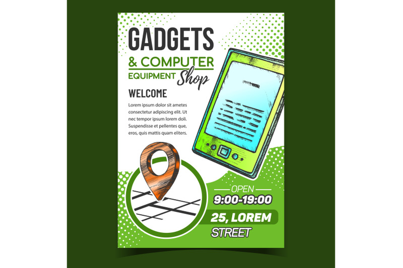 gadgets-and-computer-shop-advertise-poster-vector