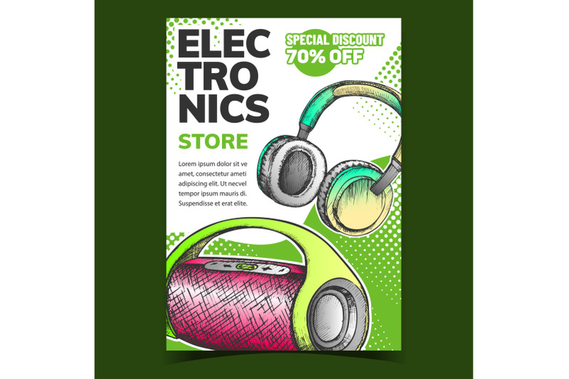 electronics-store-discount-advertise-banner-vector
