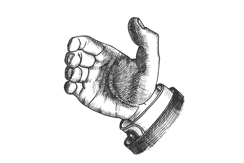 male-hand-make-gesture-palm-finger-doodle-vector