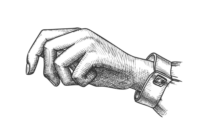 girl-hand-gesture-holding-bag-handdrawn-vector