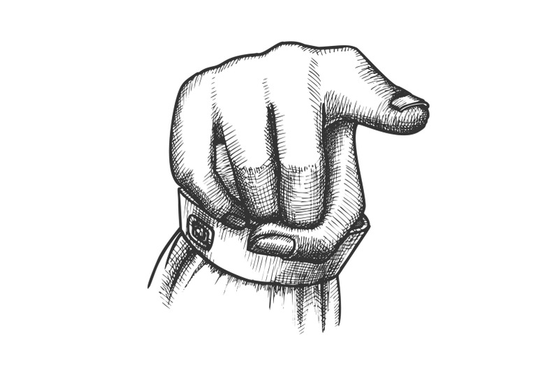 female-hand-index-finger-pointing-gesture-vector