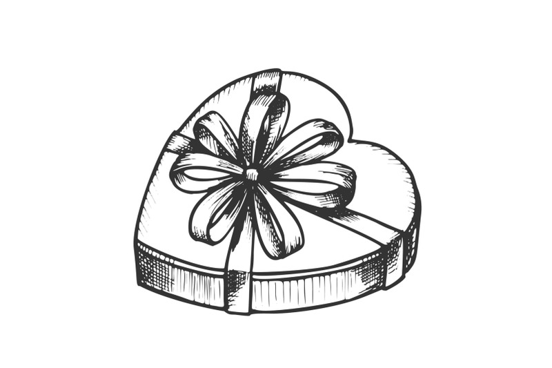 gift-box-in-heart-form-with-ribbon-ink-vector