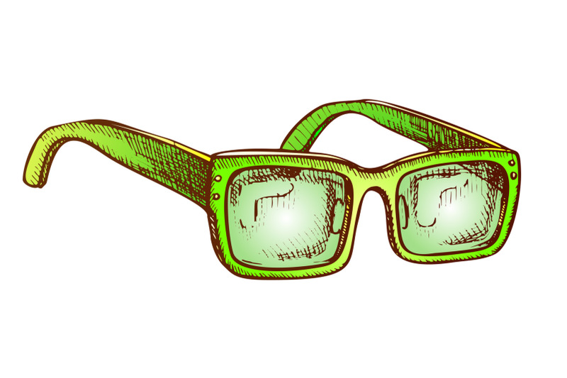 glasses-vision-correction-accessory-color-vector