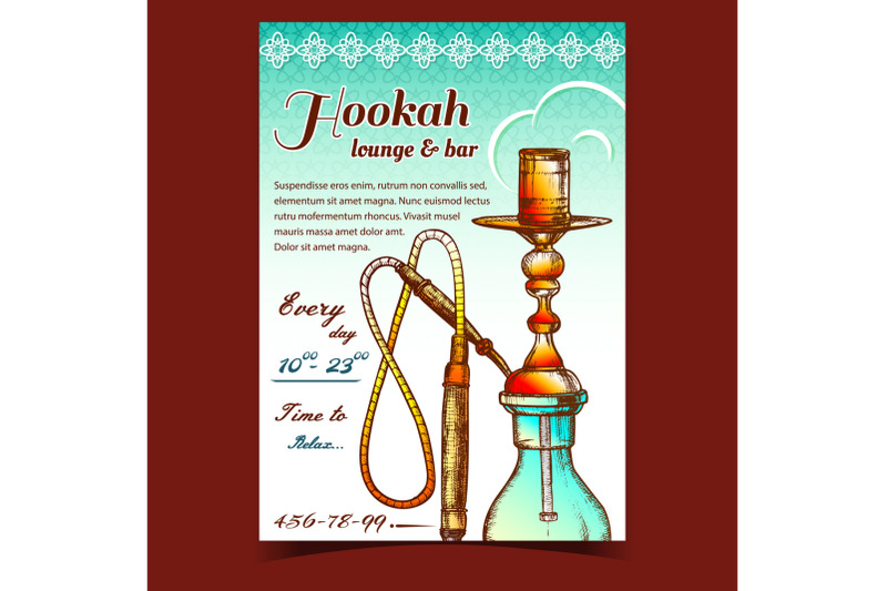 hookah-lounge-and-bar-advertising-poster-vector