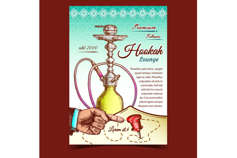 hookah-lounge-bar-flavored-tobacco-banner-vector