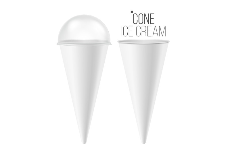 ice-cream-cone-mock-up-vector-3d-realistic-blank-clean-packaging-for-dessert-sour-cream-isolated-illustration