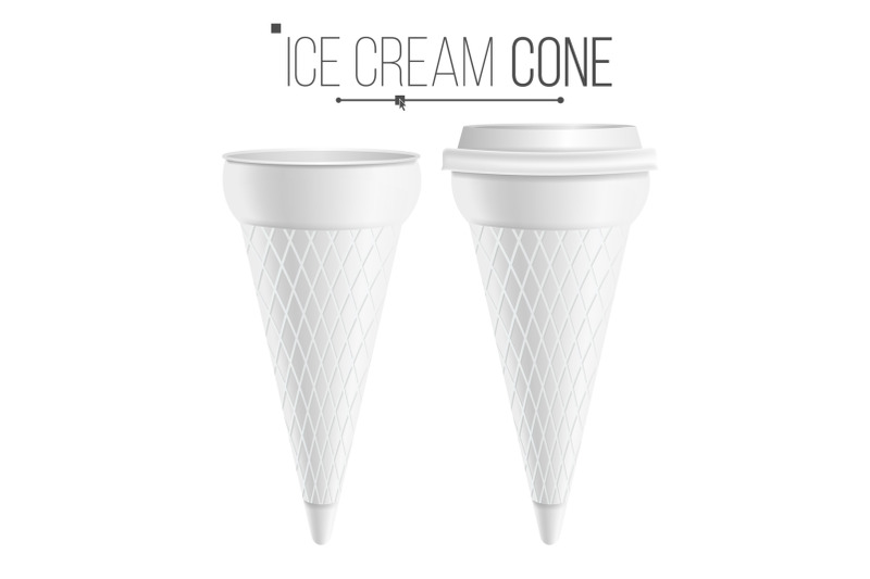 ice-cream-cone-template-vector-for-dessert-yogurt-plastic-or-carton-tub-isolated-on-white-background-illustration