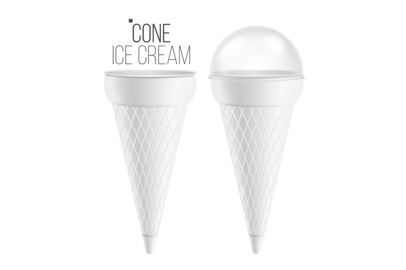 ice-cream-cone-vector-for-ice-cream-sour-cream-clean-packaging-food-bucket-cone-container-isolated-on-white-background-illustration