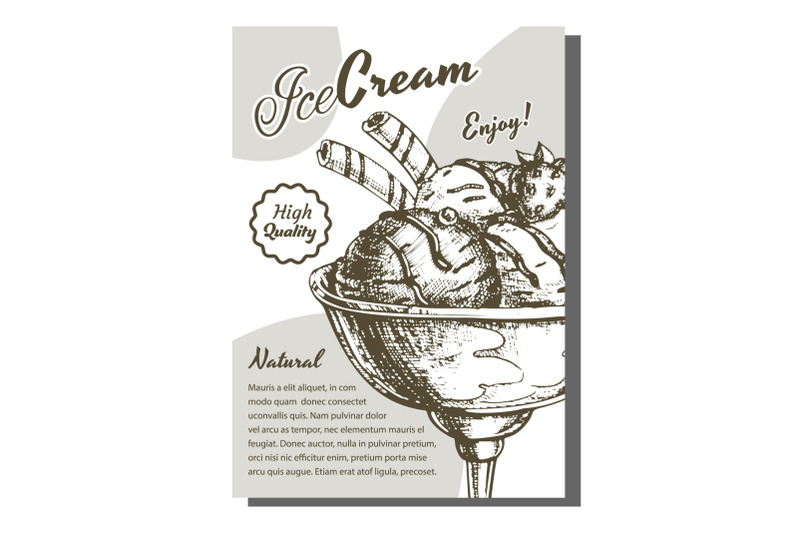 scoop-ice-cream-cup-with-berries-poster-vector