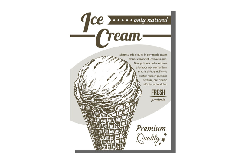 ice-cream-in-waffle-cornet-snow-cone-banner-vector