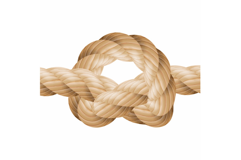 rope-knot-vector-marine-rope-knot-isolated-on-white-background-for-fabric-wallpaper-wrapping-figure-8-overhand