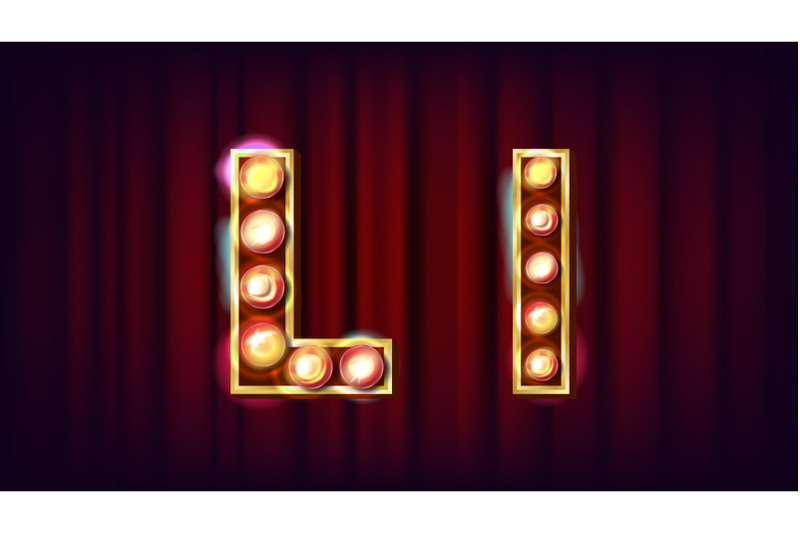 l-letter-vector-capital-lowercase-font-marquee-light-sign-retro-shine-lamp-bulb-alphabet-3d-electric-glowing-digit-vintage-gold-illuminated-light-carnival-circus-casino-style-illustration