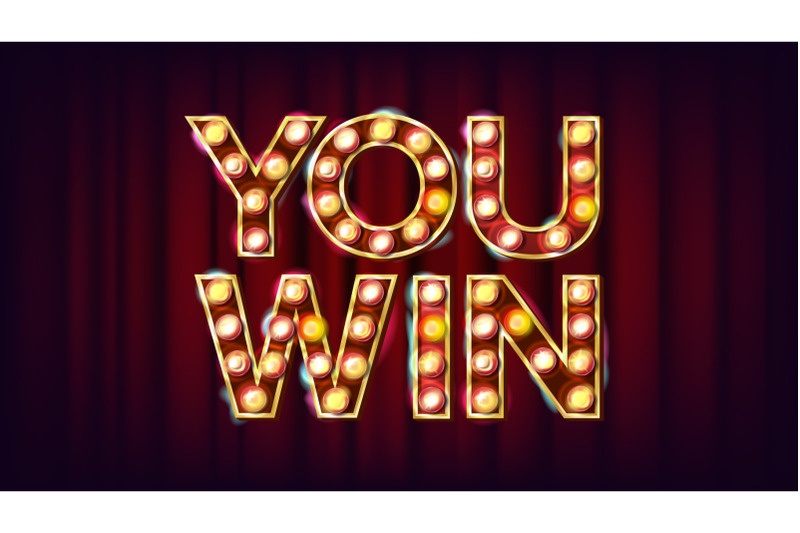 you-win-banner-vector-casino-vintage-golden-illuminated-neon-light-for-web-game-mobile-game-design-retro-illustration