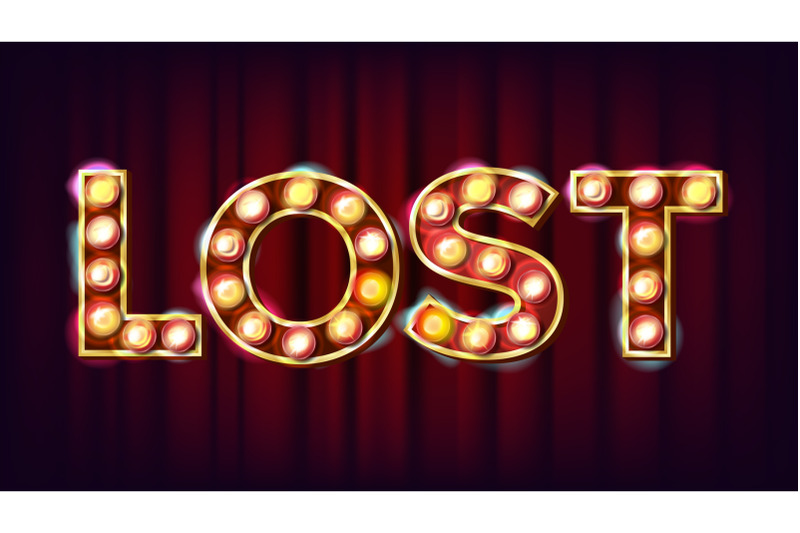 lost-banner-vector-casino-vintage-style-illuminated-light-for-luck-design-gamble-illustration