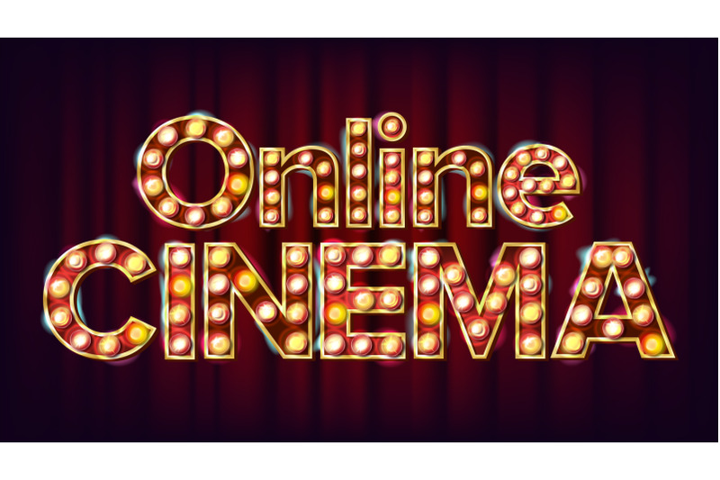 online-cinema-poster-vector-cinema-lamp-background-for-theater-cinematography-advertising-design-modern-illustration