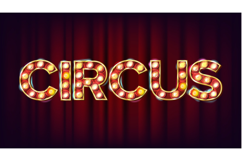 circus-banner-sign-vector-for-banner-poster-design-circus-style-shining-light-sign-modern-illustration