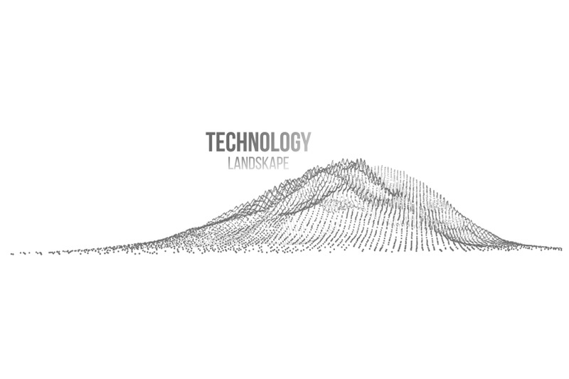 abstract-digital-landscape-background-vector-dots-wireframe-energy-information-technology-illustration