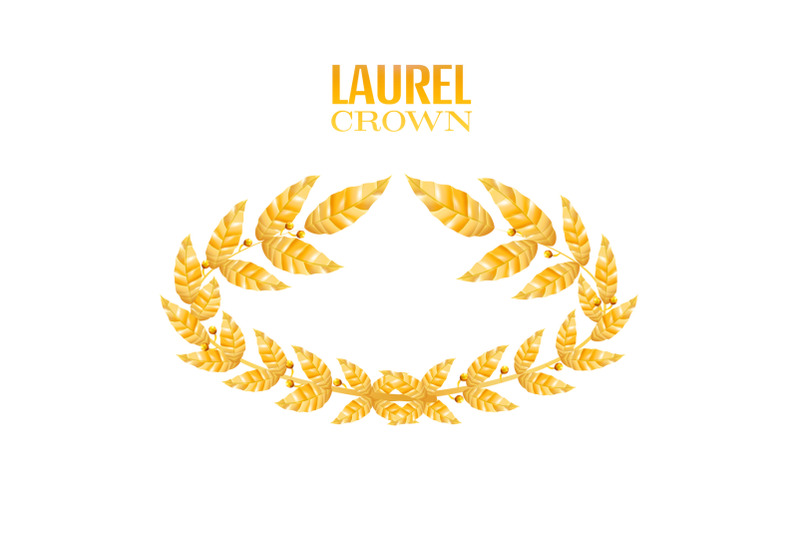 laurel-crown-greek-wreath-with-golden-leaves-vector-illustration