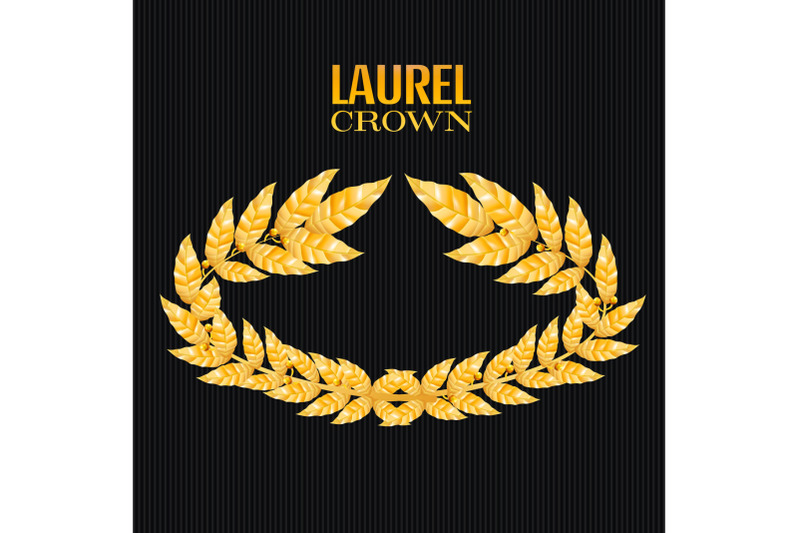 laurel-crown-greek-wreath-with-golden-leaves-vector-illustration