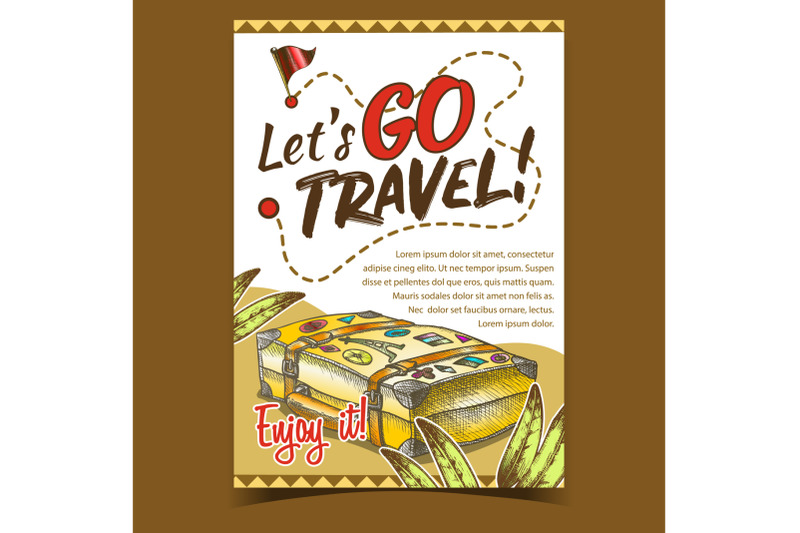 travel-valise-luggage-with-stickers-poster-vector