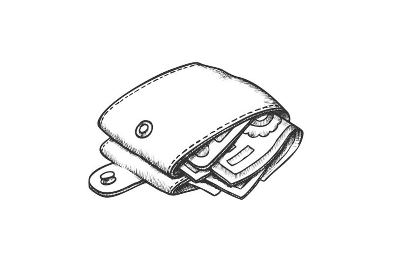 billfold-with-money-banknotes-monochrome-vector