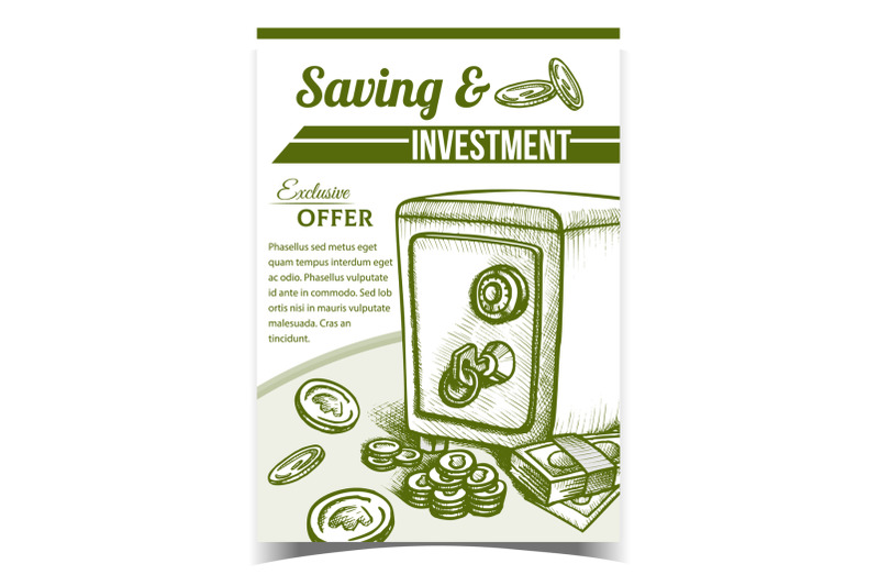 saving-and-investment-advertising-banner-vector