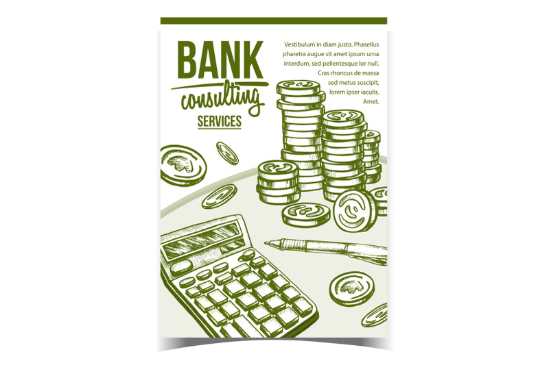 bank-consulting-services-advertising-poster-vector