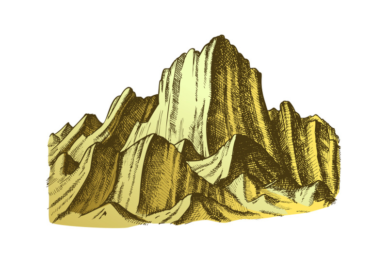peak-of-rocky-mountain-landscape-color-vector