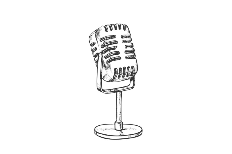 retro-vocal-radio-microphone-monochrome-vector