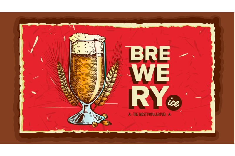 foamy-beer-glass-brewery-advertising-banner-vector