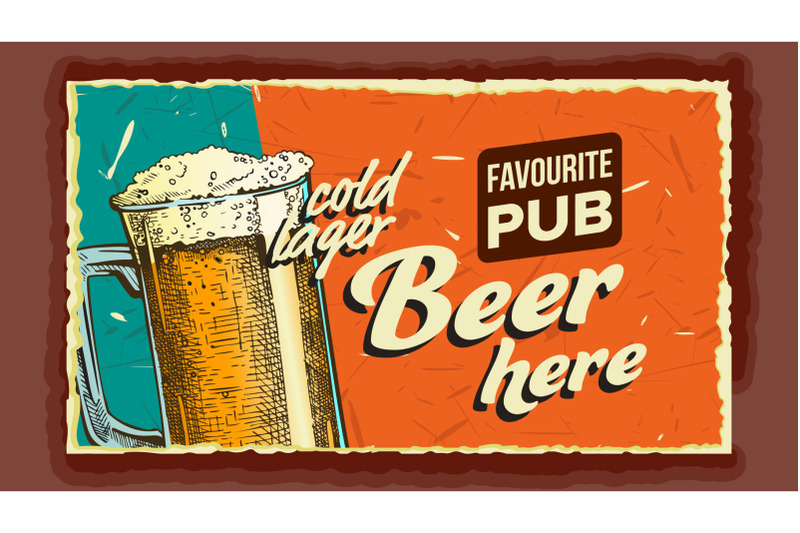 cold-lager-beer-glass-advertising-banner-vector