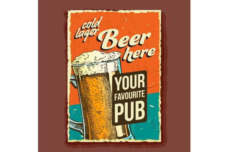 cold-lager-beer-glass-advertising-banner-vector