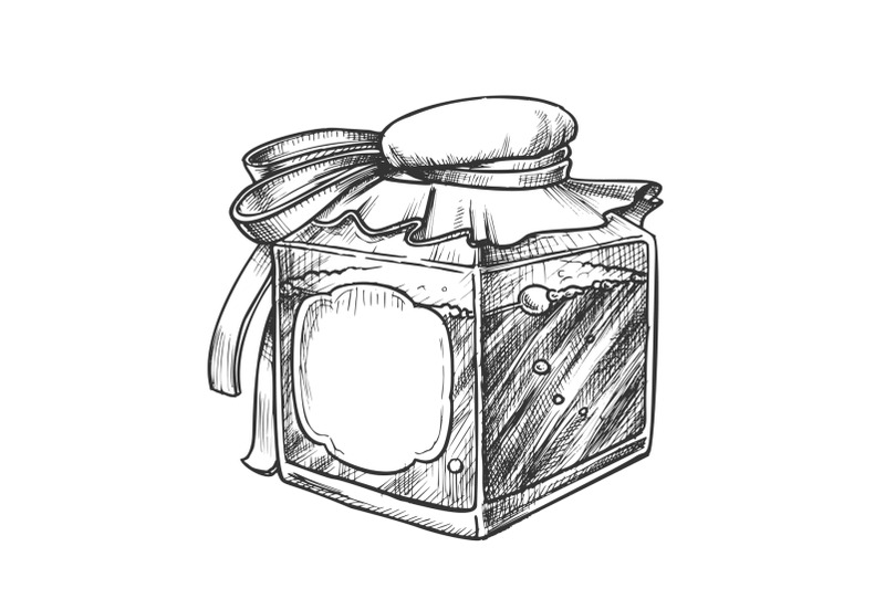 square-bottle-with-blank-label-monochrome-vector