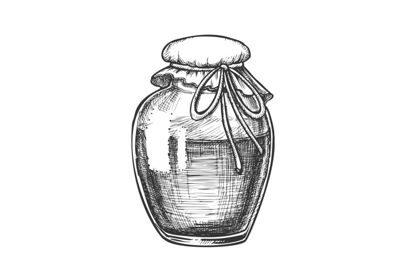 fruit-or-berry-sweet-jam-glass-bottle-ink-vector