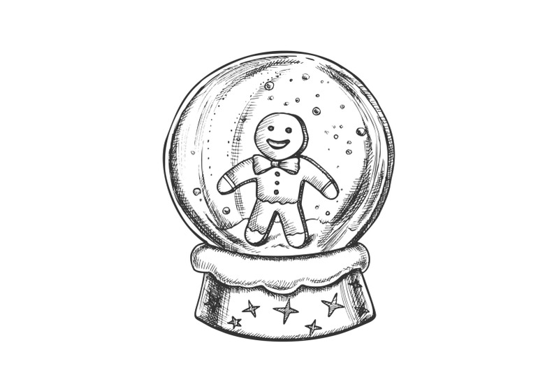 snow-globe-with-biscuit-man-souvenir-ink-vector