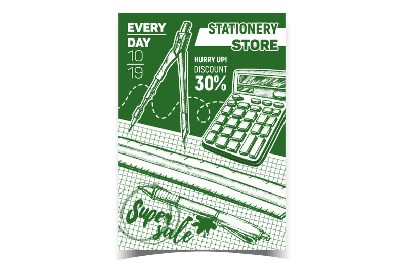 stationery-store-sale-advertising-poster-vector