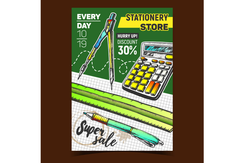 stationery-store-sale-advertising-poster-vector