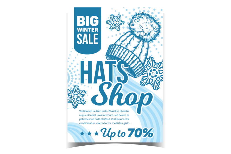 hats-shop-big-winter-sale-promo-poster-vector