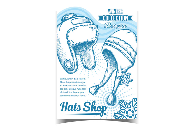 hats-shop-winter-sale-advertising-banner-vector