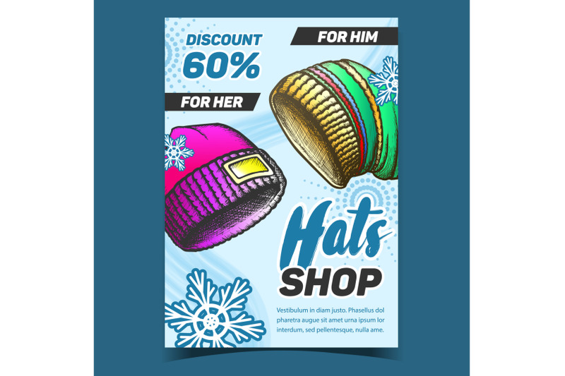 hats-shop-with-discount-advertising-banner-vector