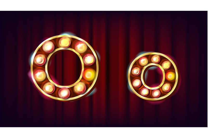 o-letter-vector-capital-lowercase-font-marquee-light-sign-retro-shine-lamp-bulb-alphabet-3d-electric-glowing-digit-vintage-gold-illuminated-light-carnival-circus-casino-style-illustration