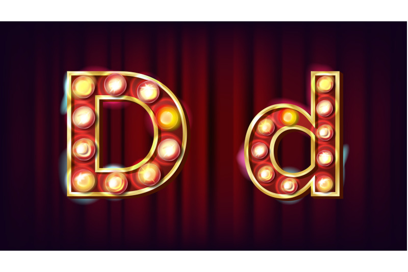 d-letter-vector-capital-lowercase-font-marquee-light-sign-retro-shine-lamp-bulb-alphabet-3d-electric-glowing-digit-vintage-gold-illuminated-light-carnival-circus-casino-style-illustration