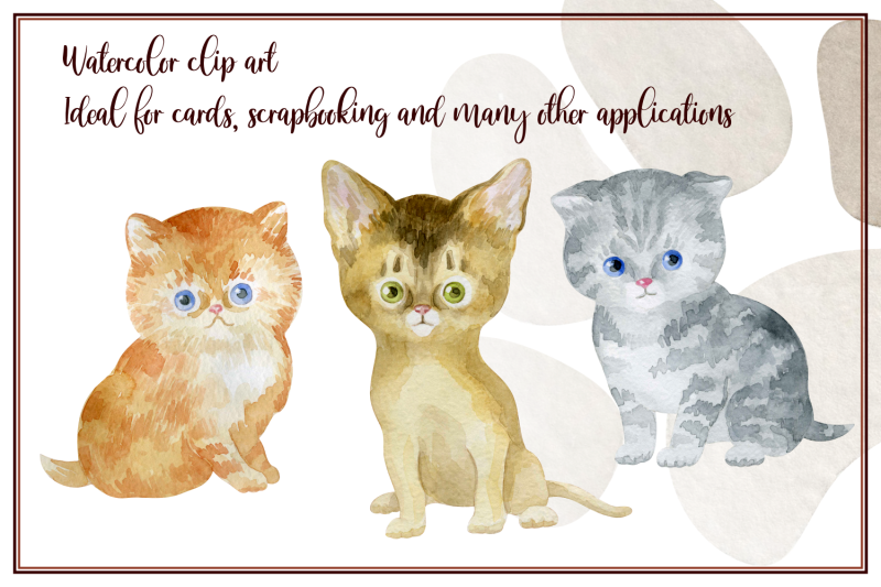 furry-friends-kittens-watercolor-clip-arts