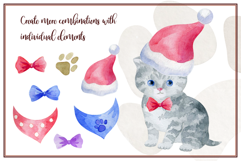 furry-friends-kittens-watercolor-clip-arts