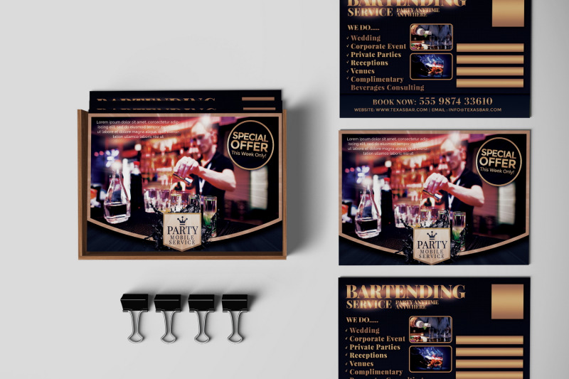 bartending-service-postcard