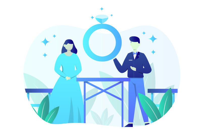 wedding-day-flat-illustration