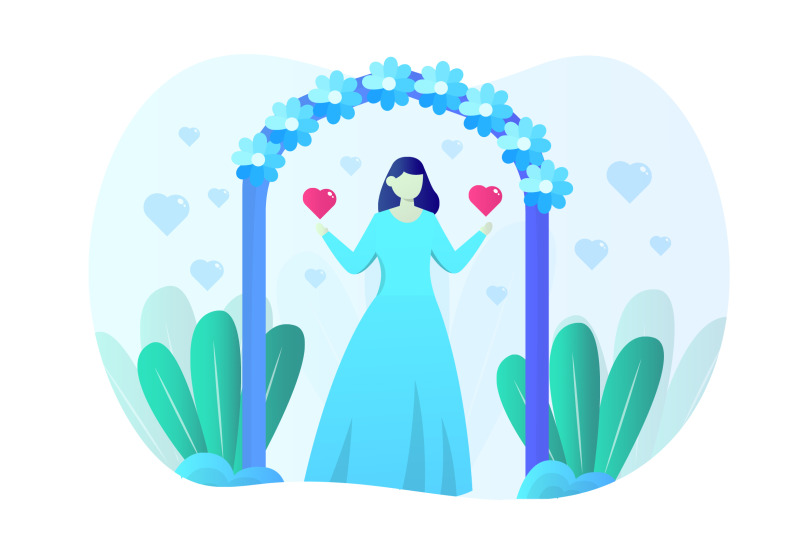 wedding-concept-flat-illustration